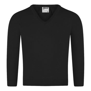 Zeco Knitted V-Neck Jumper - ACE Clothing