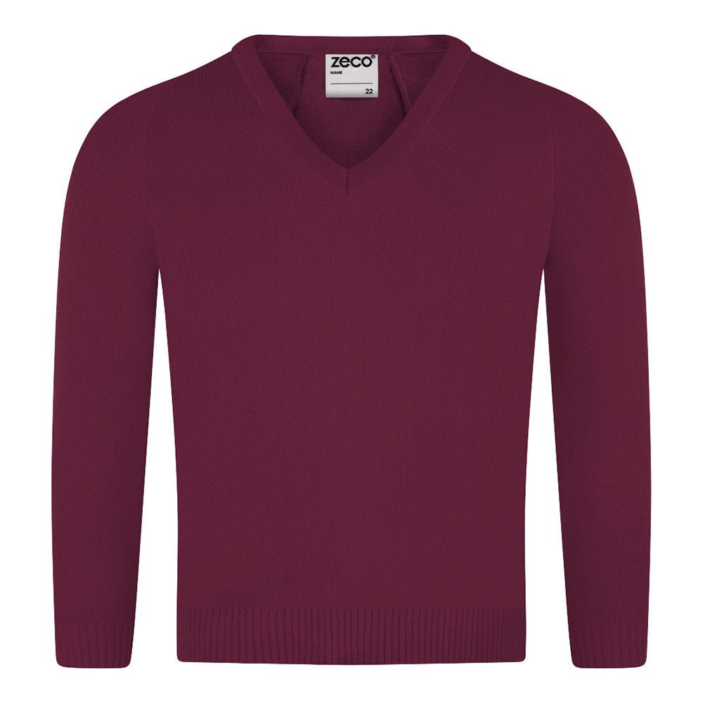 Zeco Knitted V-Neck Jumper - ACE Clothing