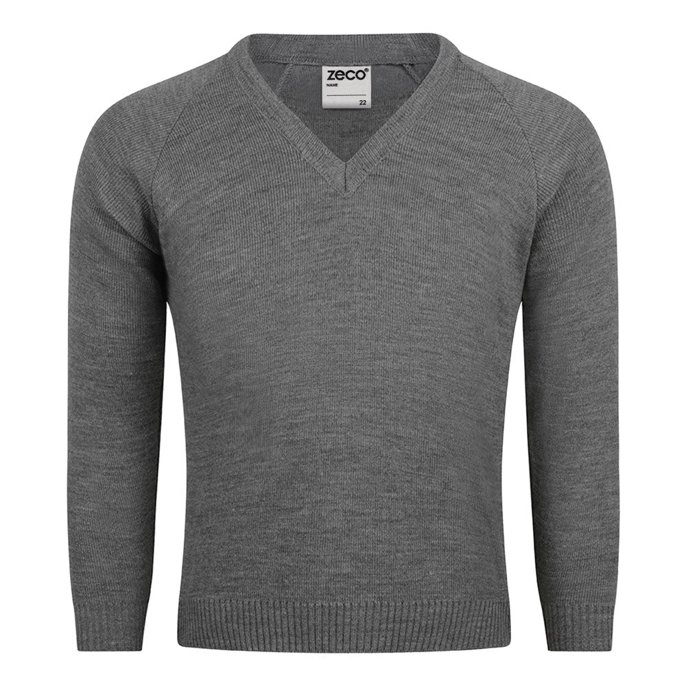 Zeco Knitted V-Neck Jumper - ACE Clothing