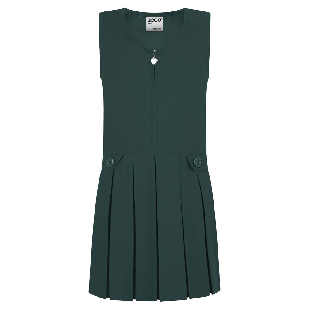 Zip Front Pinafore - ACE Clothing