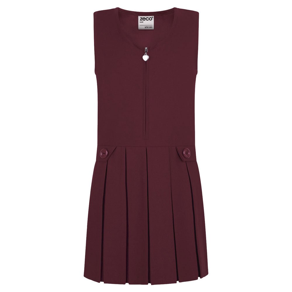 Zip Front Pinafore - ACE Clothing