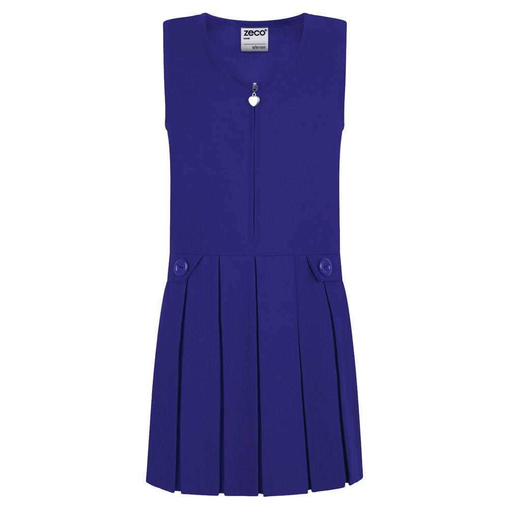 Zip Front Pinafore - ACE Clothing